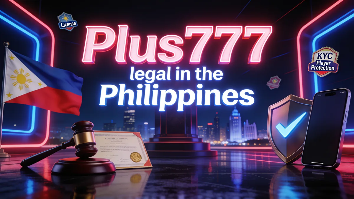 Is plus777 Legal and Safe in the Philippines? for players in the Philippines
